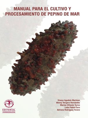 cover image of Manual para el cultivo y procesamiento de pepino de mar